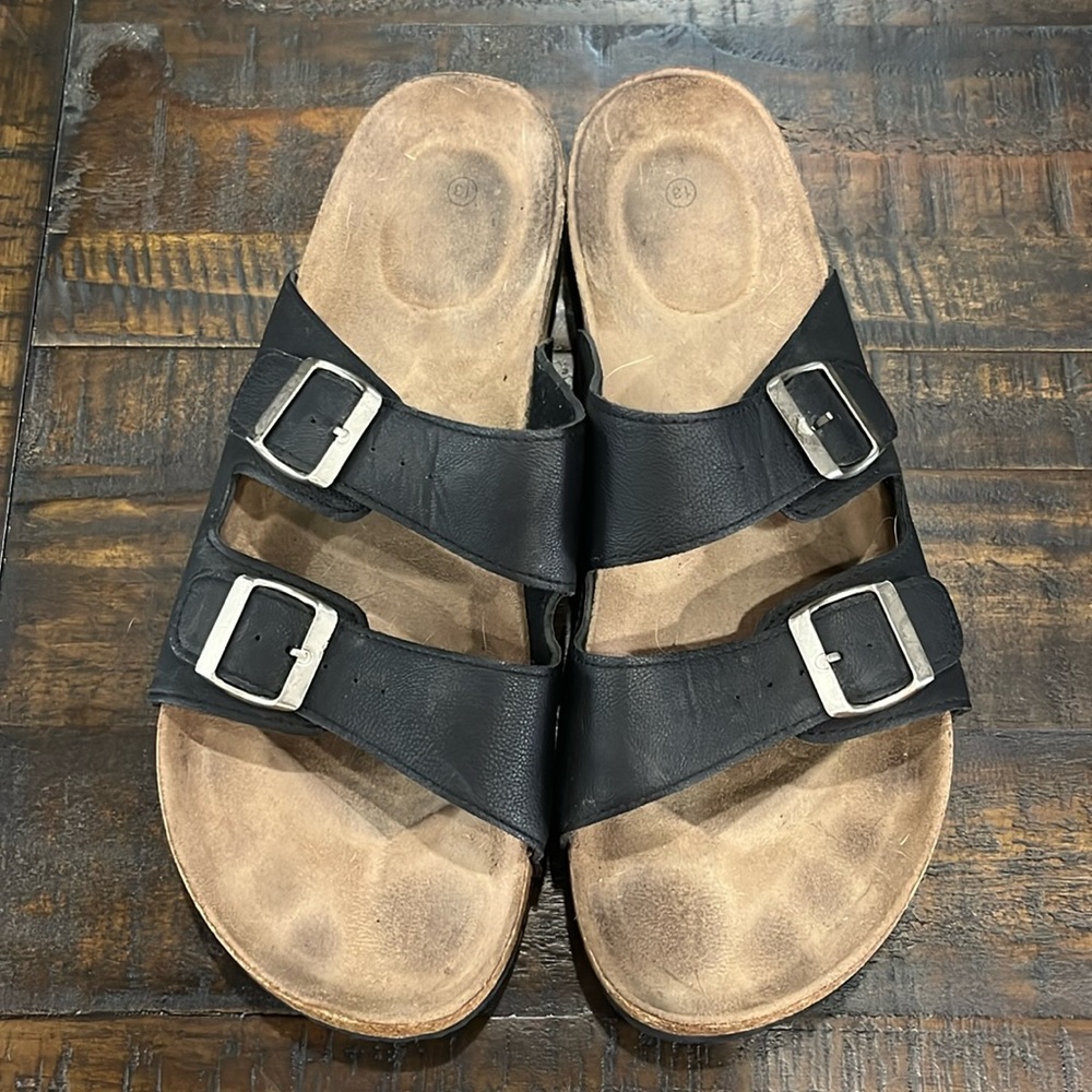 Men’s 2 strap sandals Birkenstock ‘inspired’ worn for one weekend